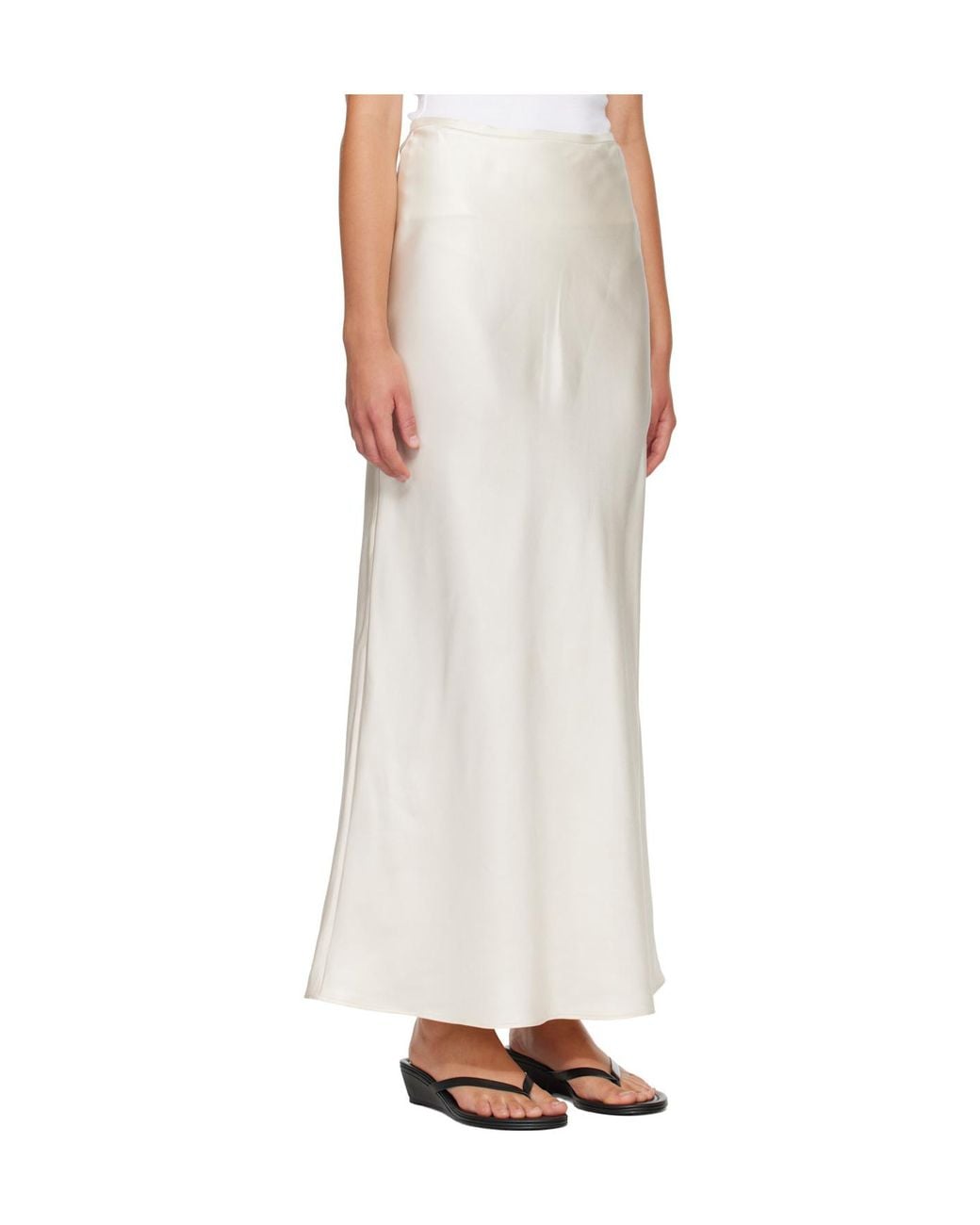 Loulou de Saison White Mid-Rise Skirt