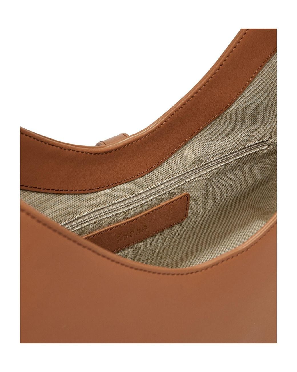 Furla Brown Goccia Medium Hobo Bag