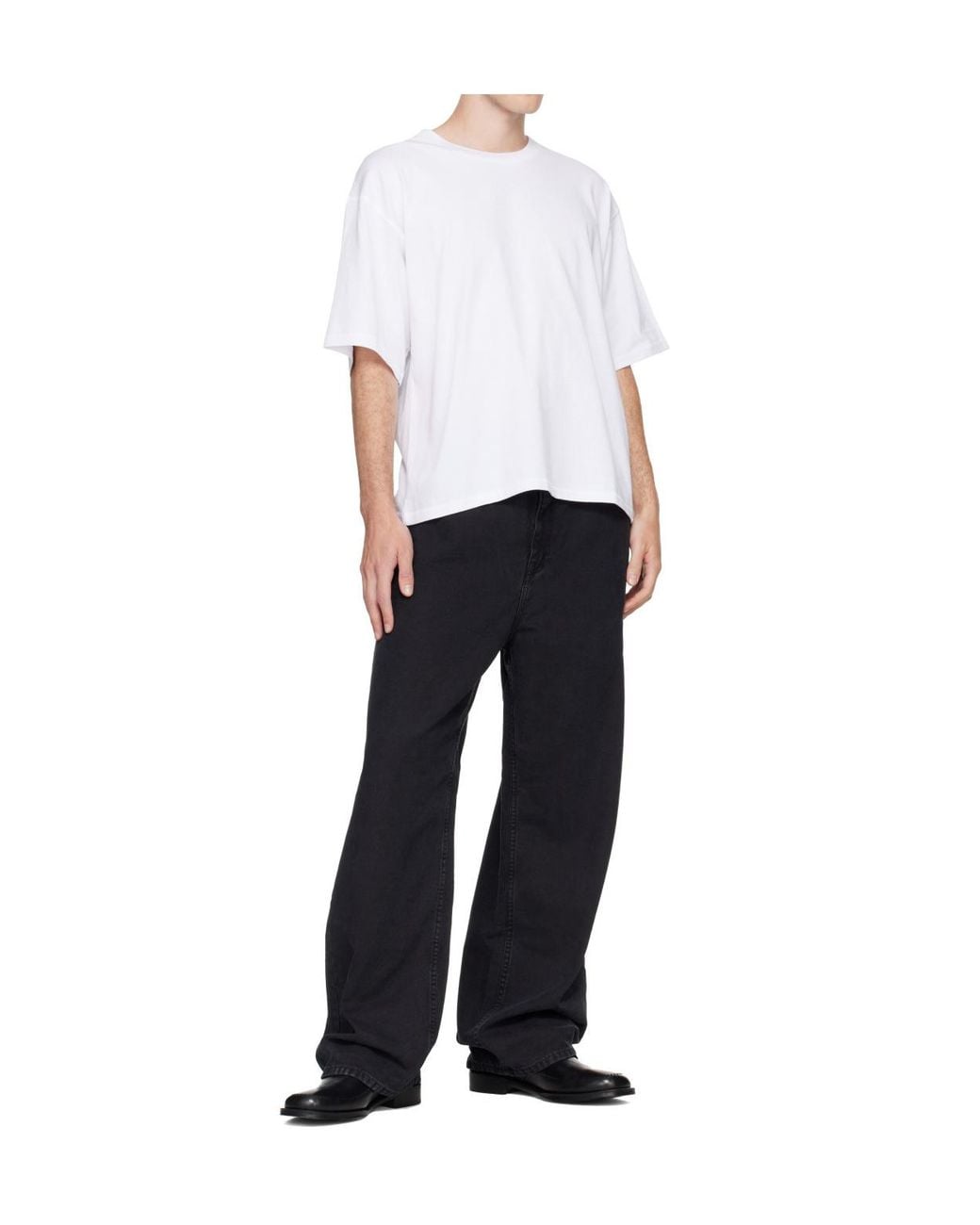 Won Hundred White Houston Plain T-Shirt for men
