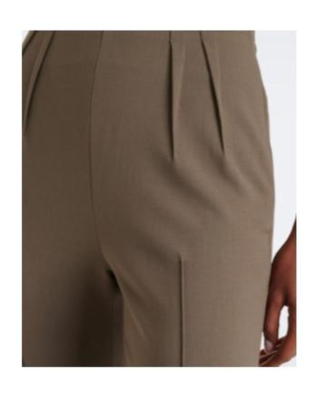 Mugler Gray Wool-Blend Stirrup Leggings