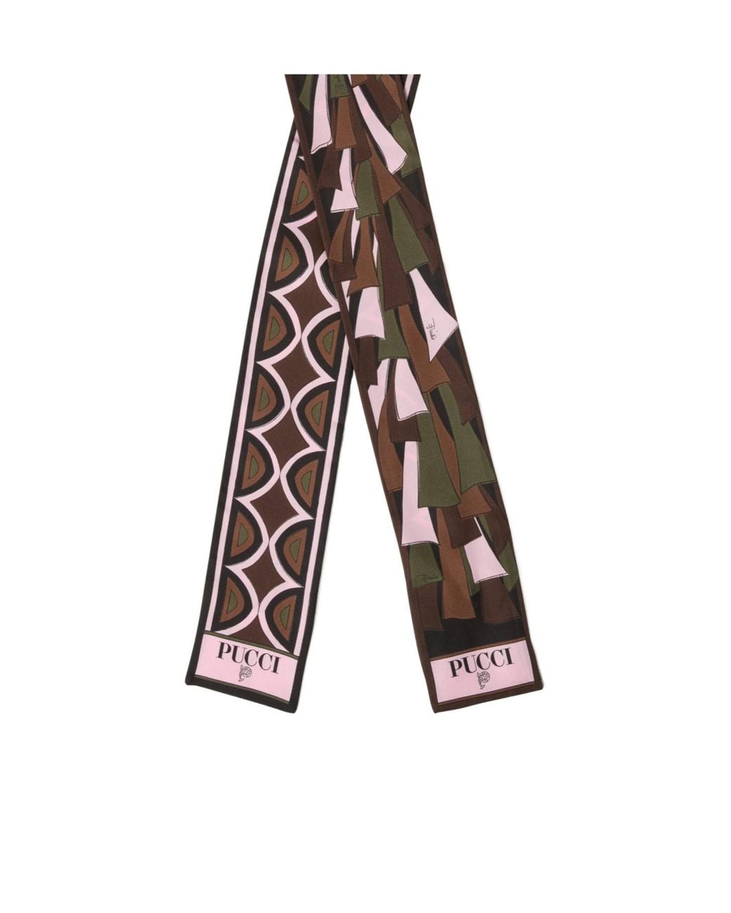 Emilio Pucci White Pucci Mixed Print Bandeau
