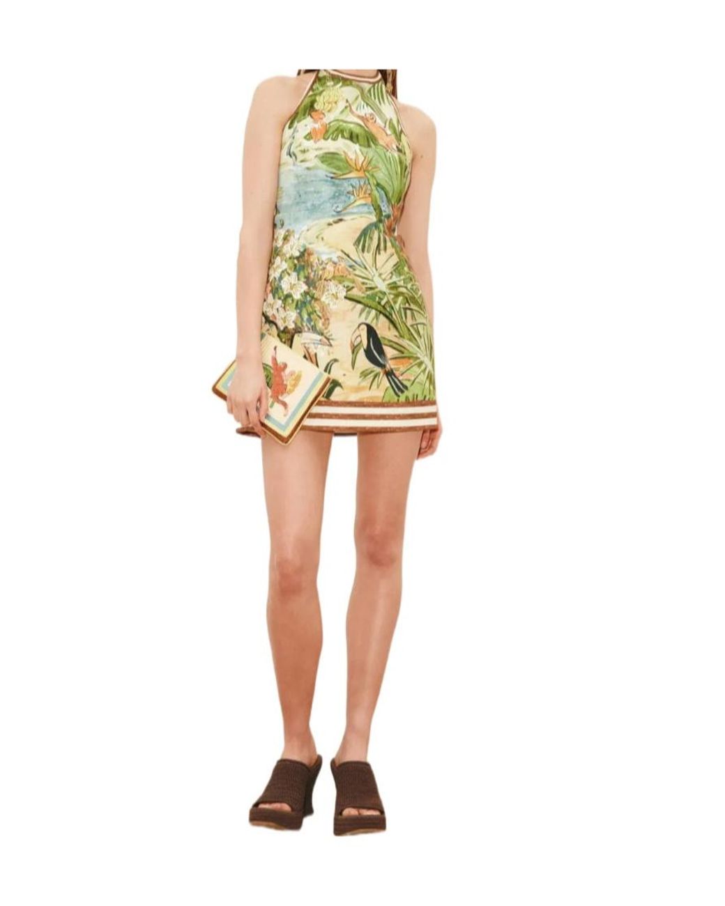 ALÉMAIS Yellow Printed Dress