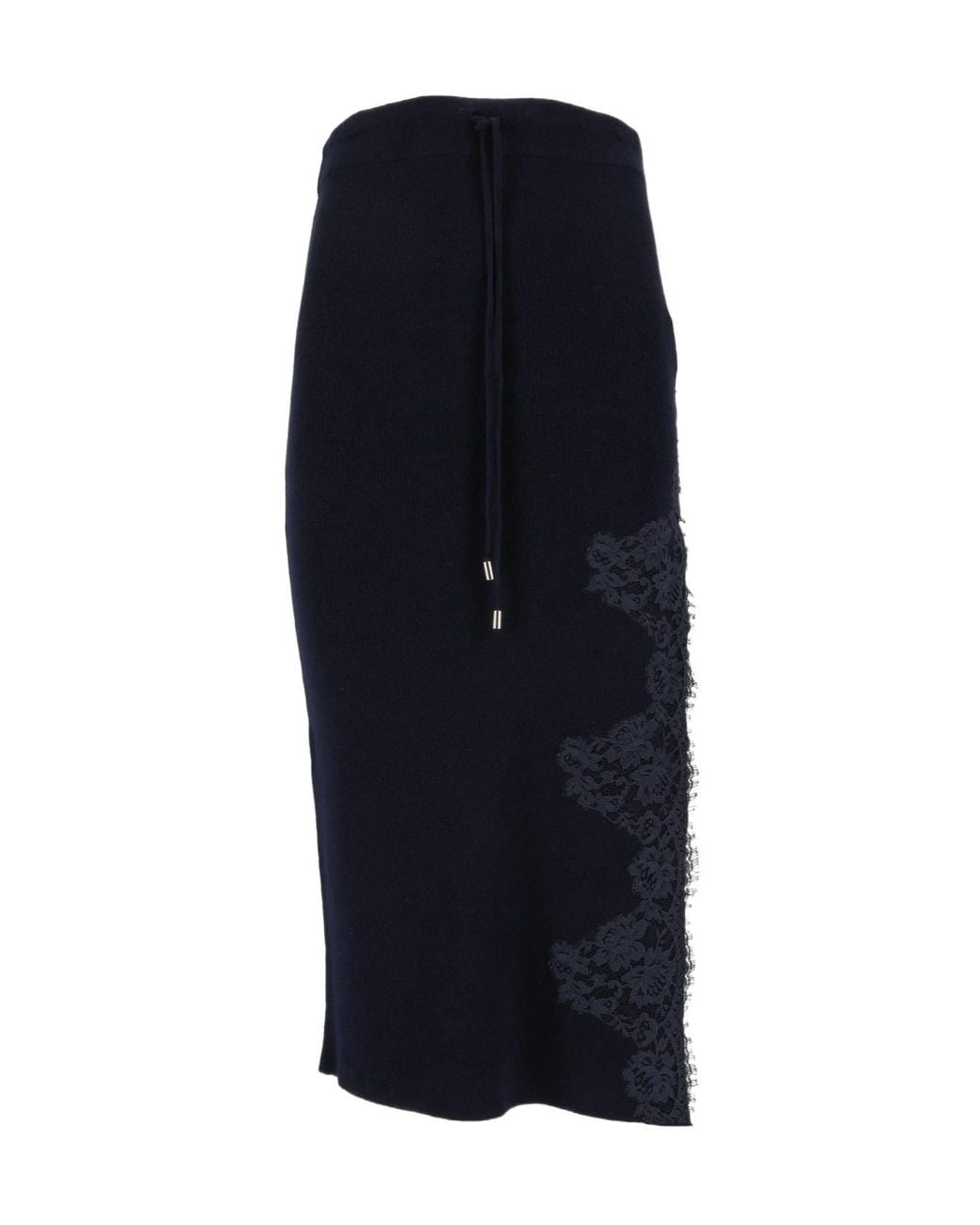 Ermanno Scervino Blue Drawstring Skirt