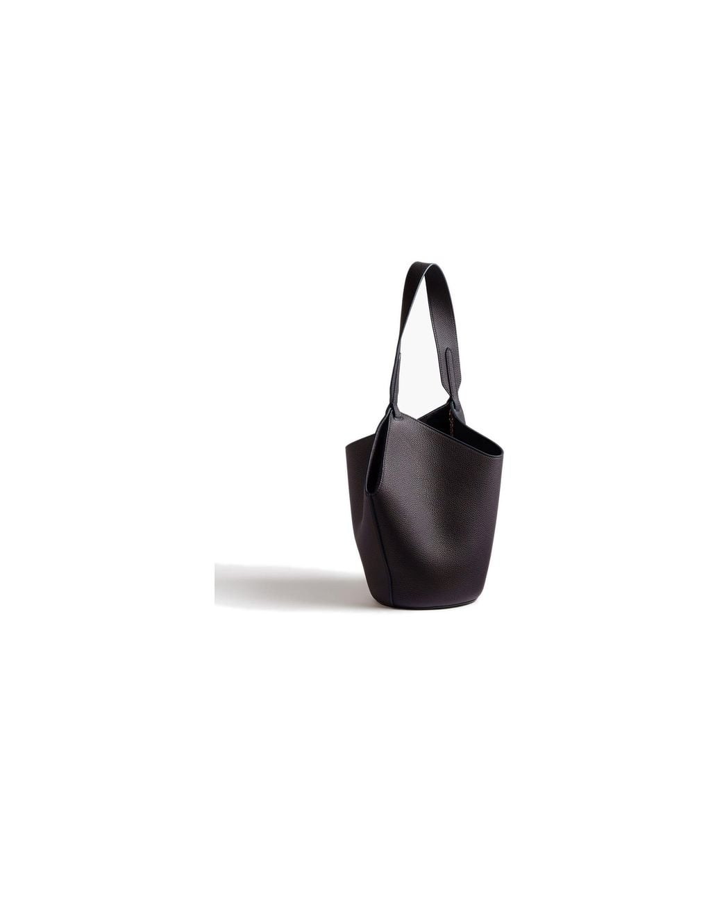 Khaite Black Singleshoulder Shopping Tote Bag