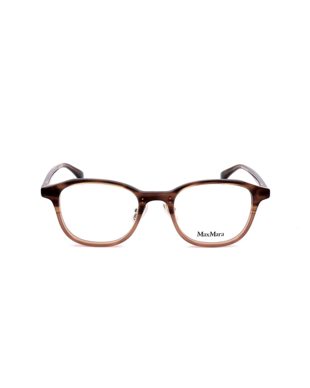 Max Mara Black Rectangle Frame Glasses