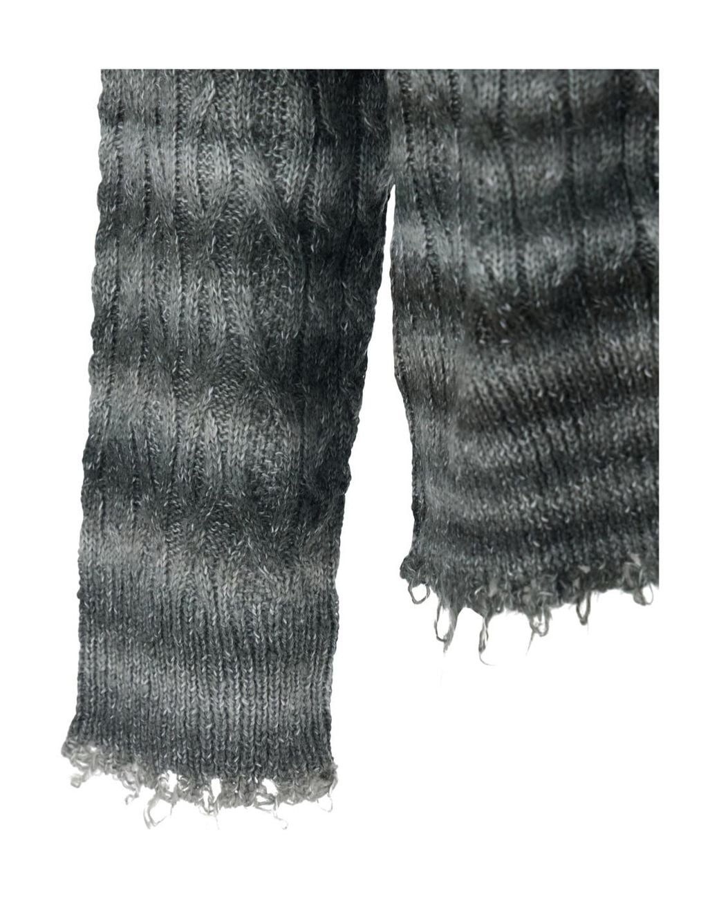 Won Hundred Gray Crew Neck Sweater for men