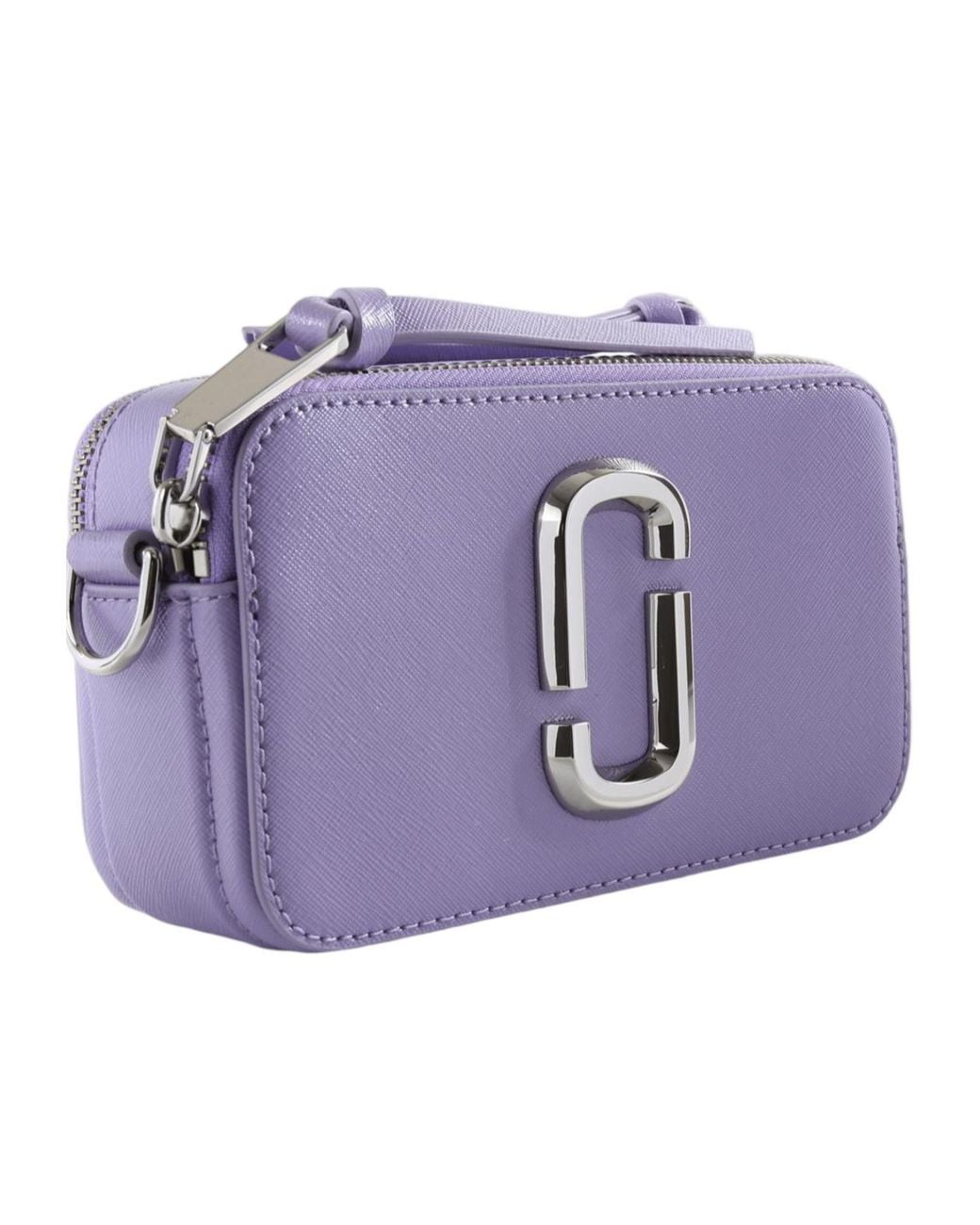 Marc Jacobs Purple The Snapshot Solid Chain Crossbody Bag