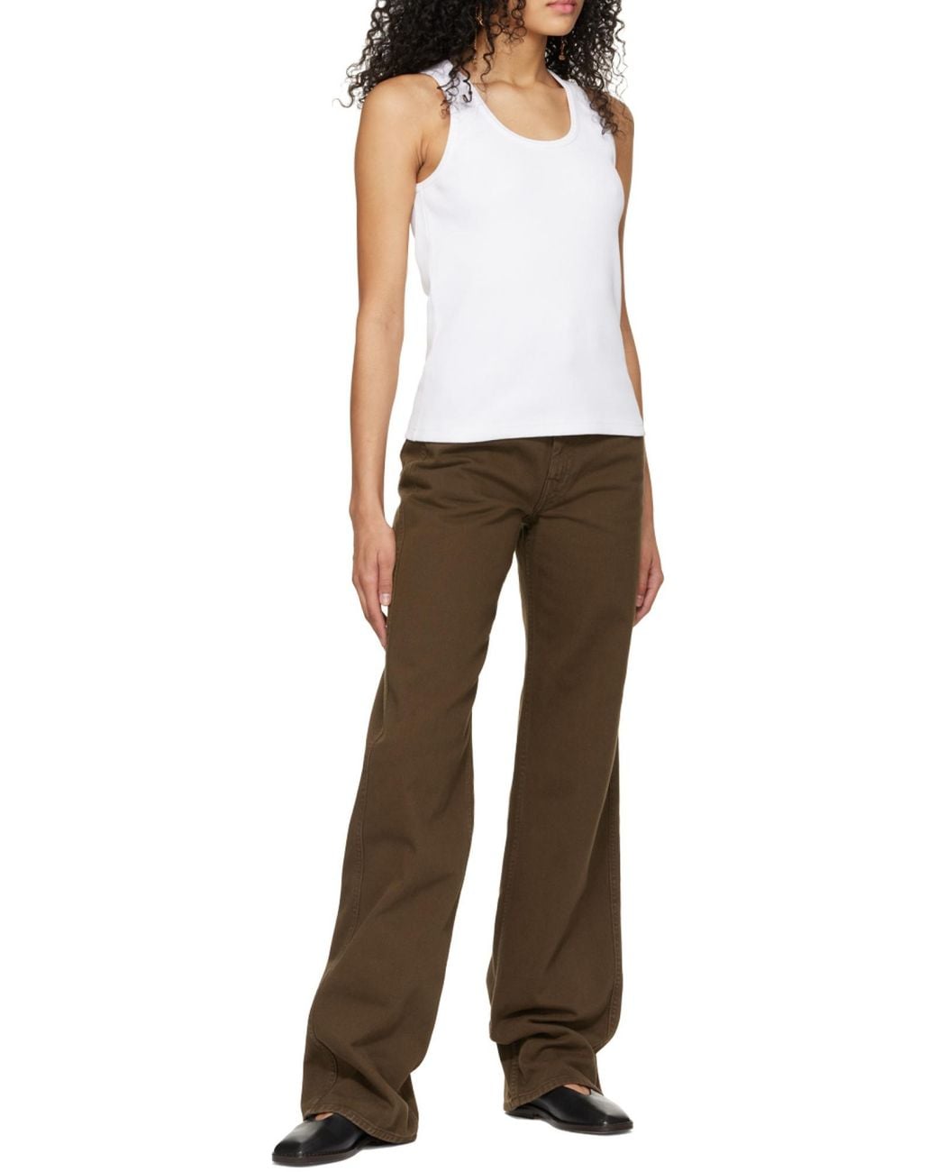 Lemaire Black Buckled Square Toe Shoes