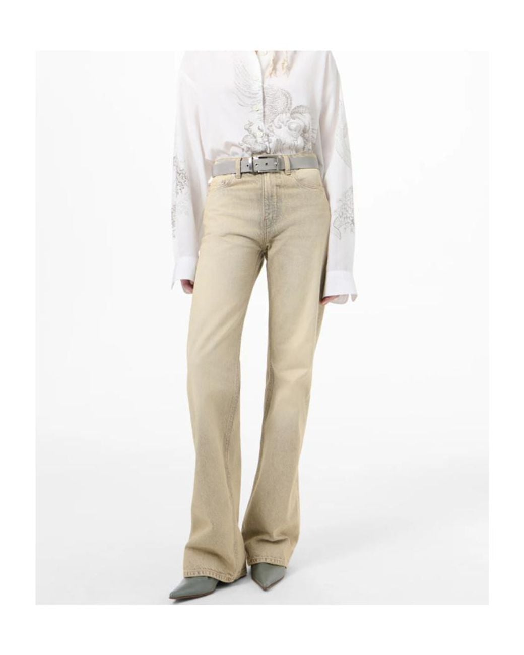 Our Legacy Natural Straight Flare Jeans