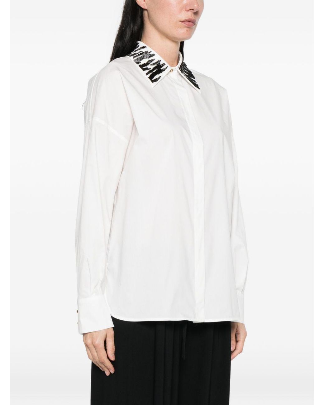 Max Mara Gray Studio Mstgene Button-Up Shirt