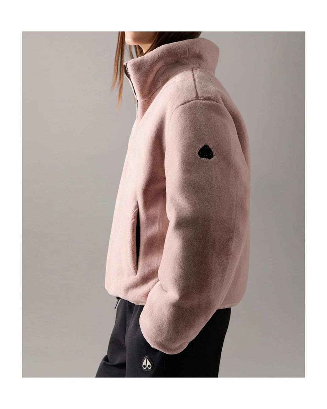 Moose Knuckles Pink Queens Reversible Down Puffer