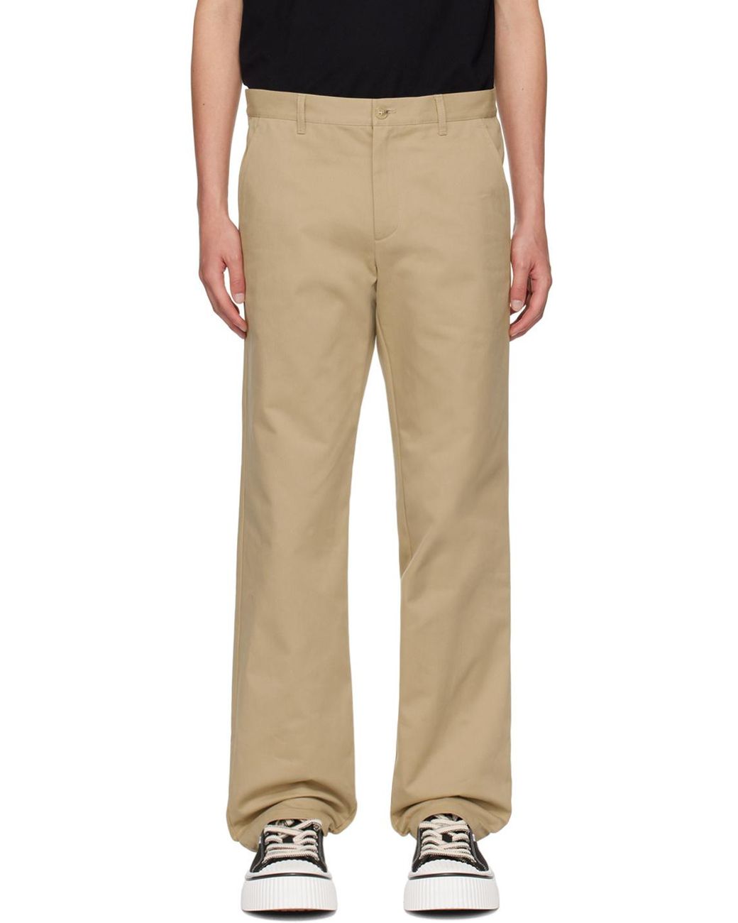 A.P.C. Natural Classic Straight-Leg Pants for men