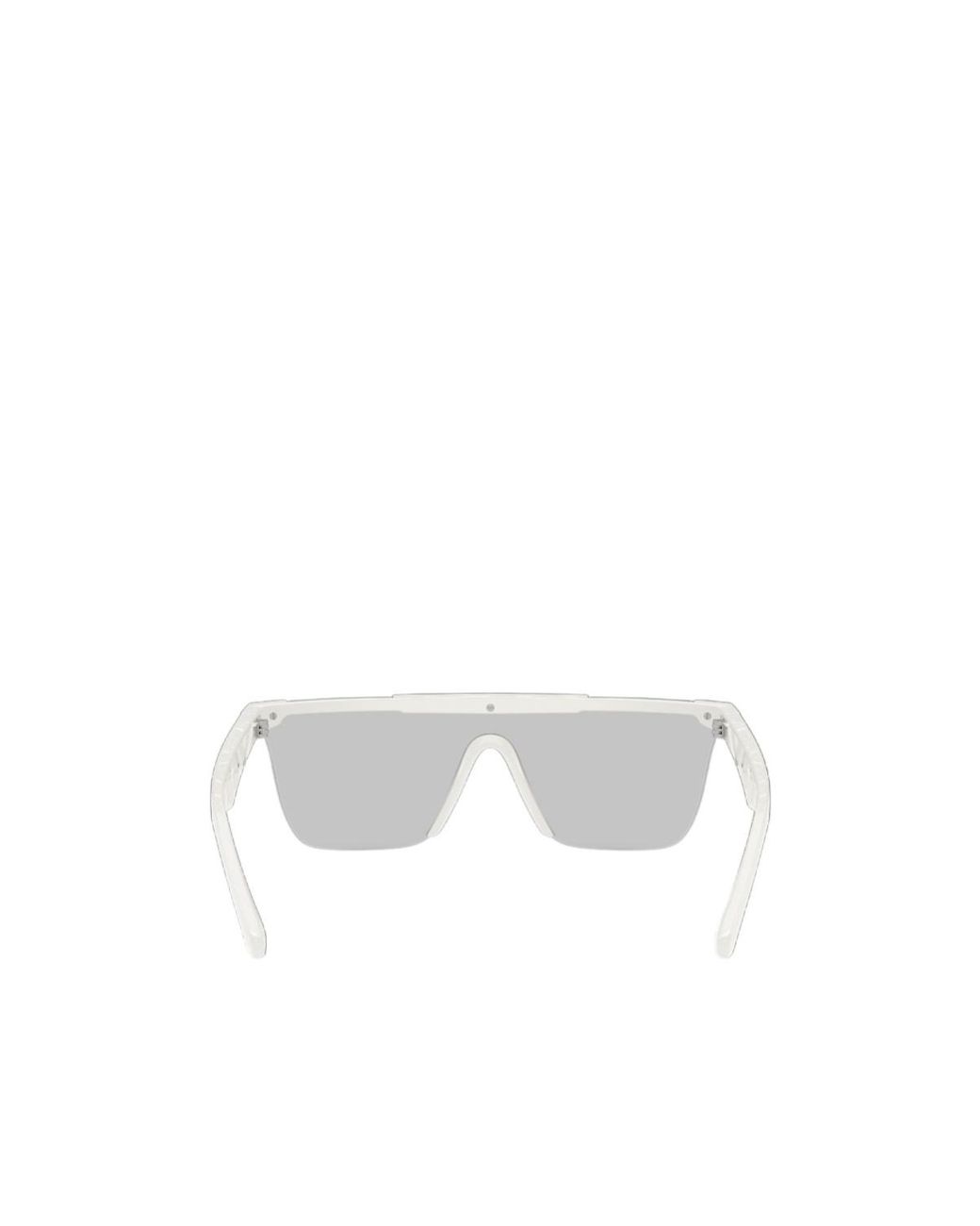 Burberry White Geometric Sunglasses for men