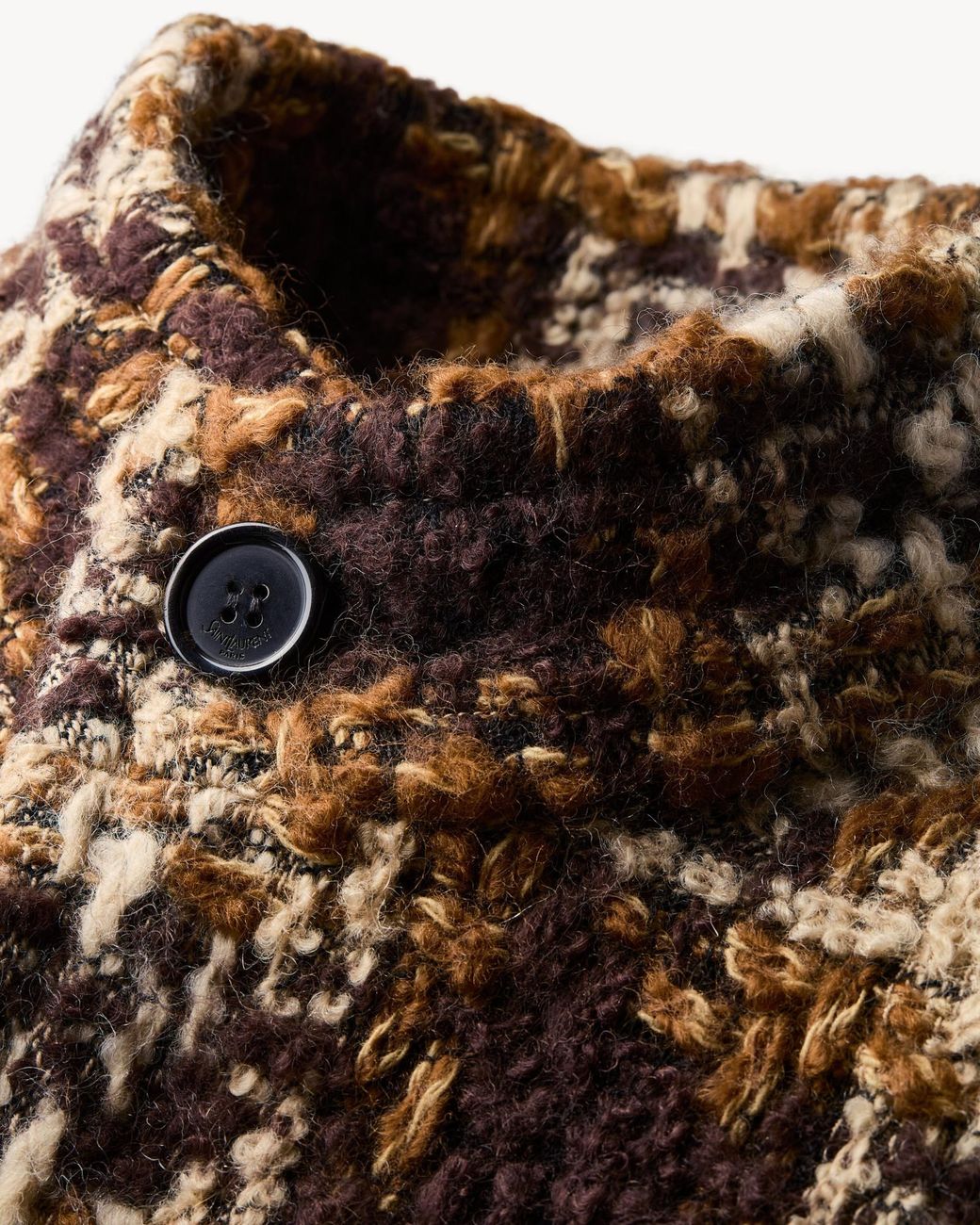 Saint Laurent Brown Short Coat