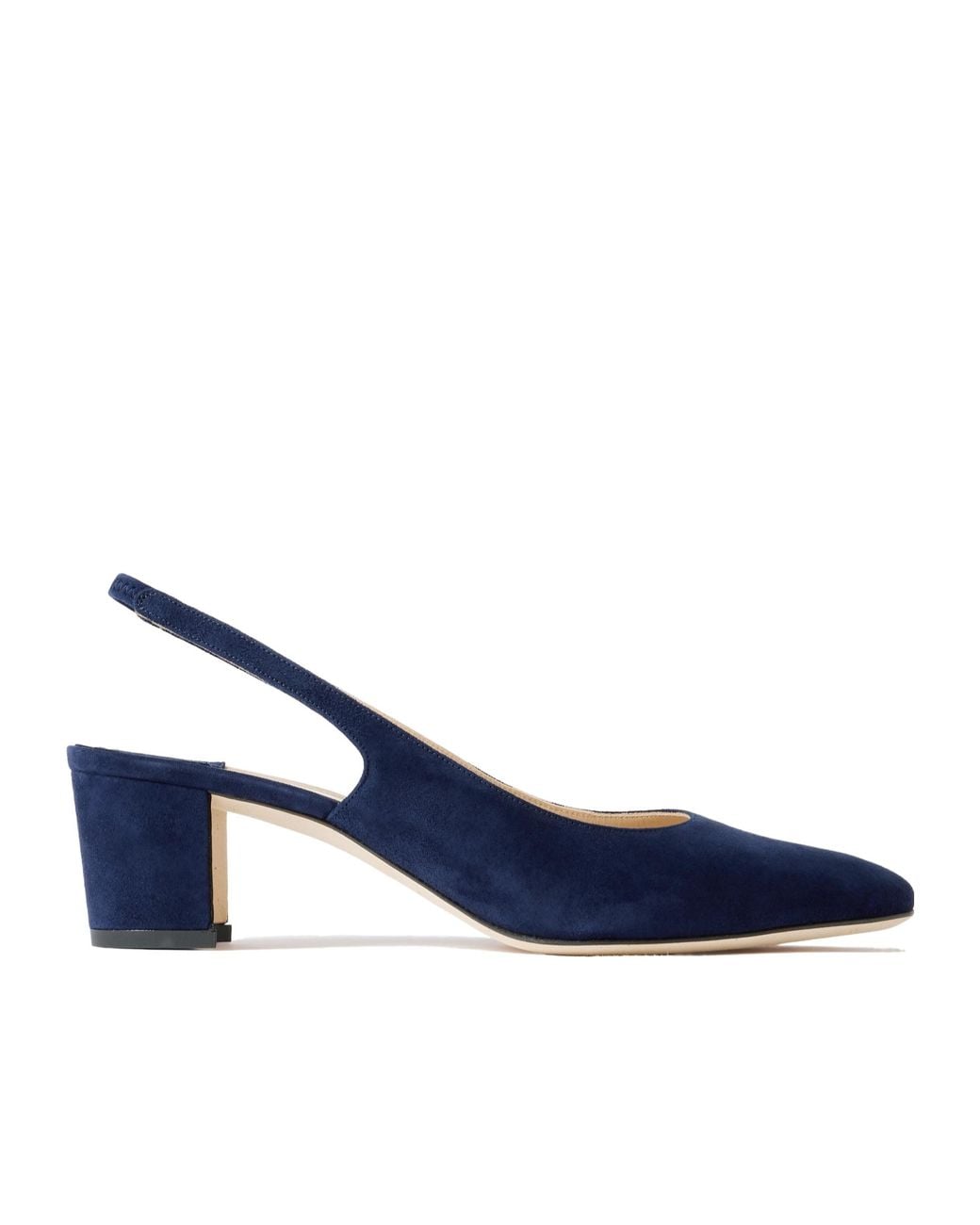 Manolo Blahnik Blue Slingback High Heels