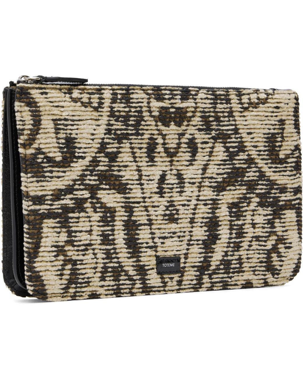 Totême Metallic Patterned Clutch