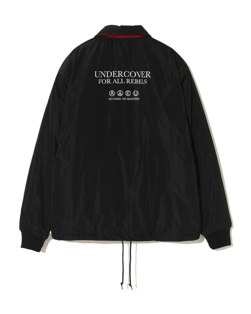 Undercover Black Polyester Coach Jacket for men