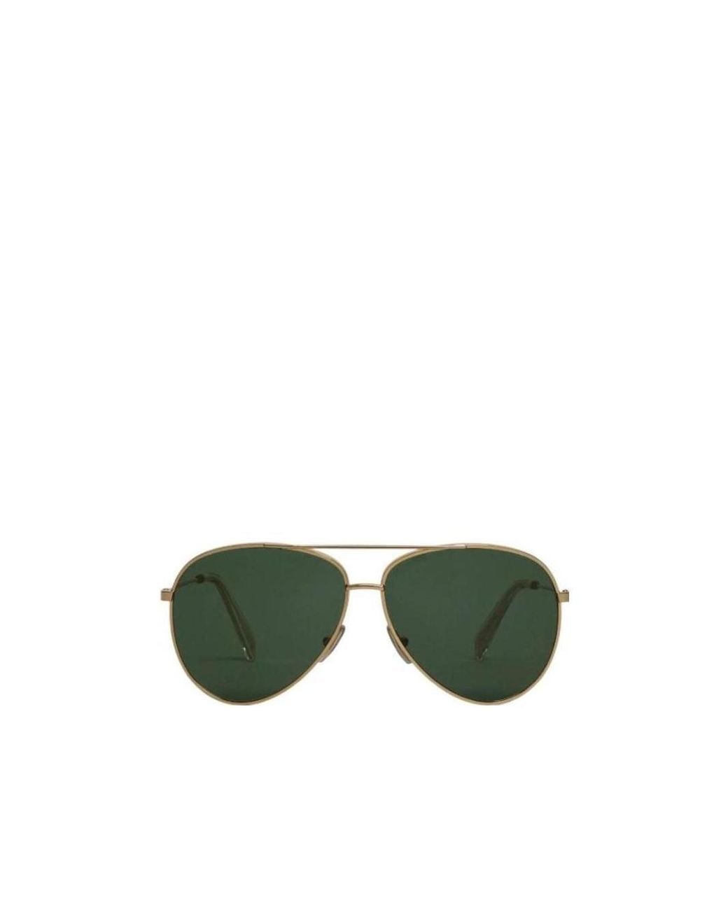 Céline Green Metal Frame 02 Sunglasses