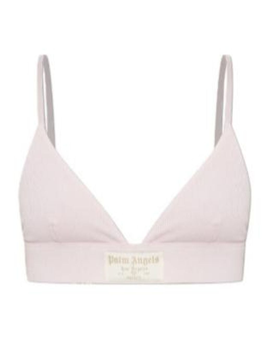 Palm Angels Natural Cotton Bra