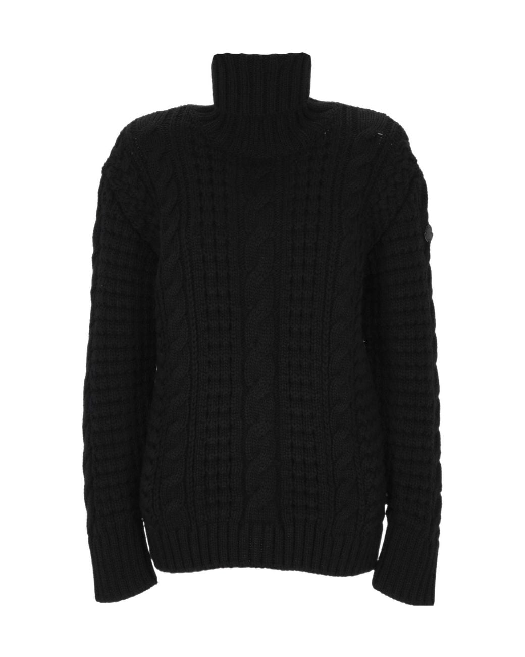 Moncler Black X Edward Enninful Turtleneck Knitted Jumper