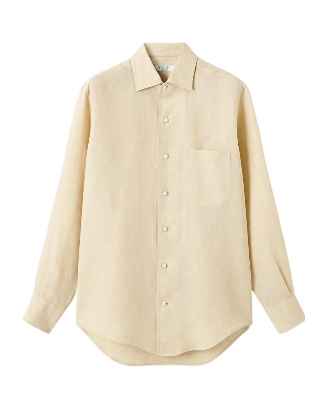 Loro Piana Natural Long-Sleeved Shirt