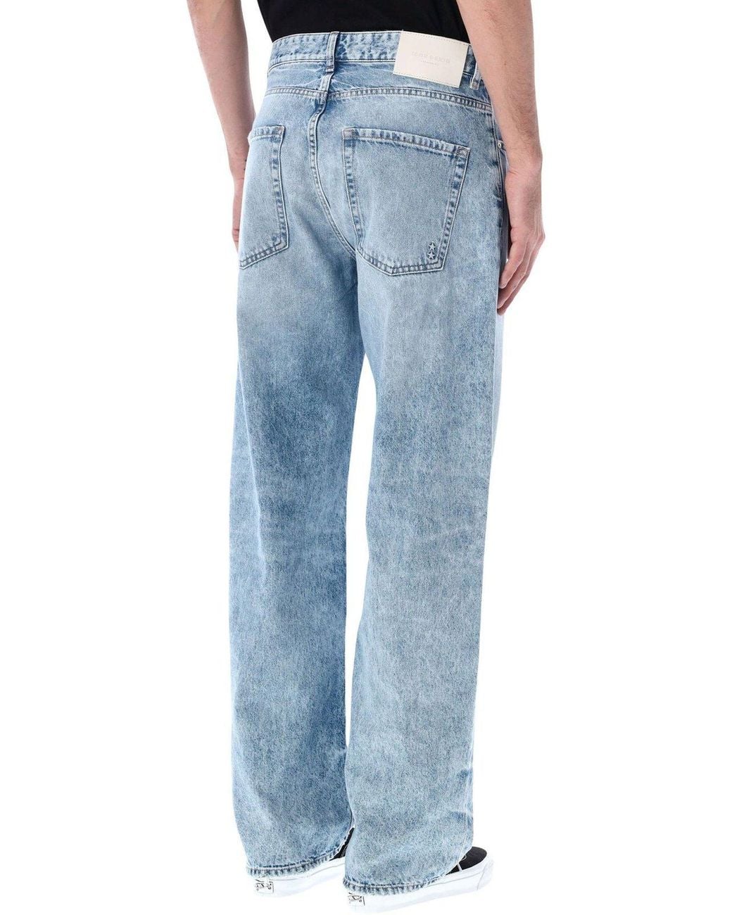 ICON DENIM Blue Will Eco Wide-Leg Jeans for men