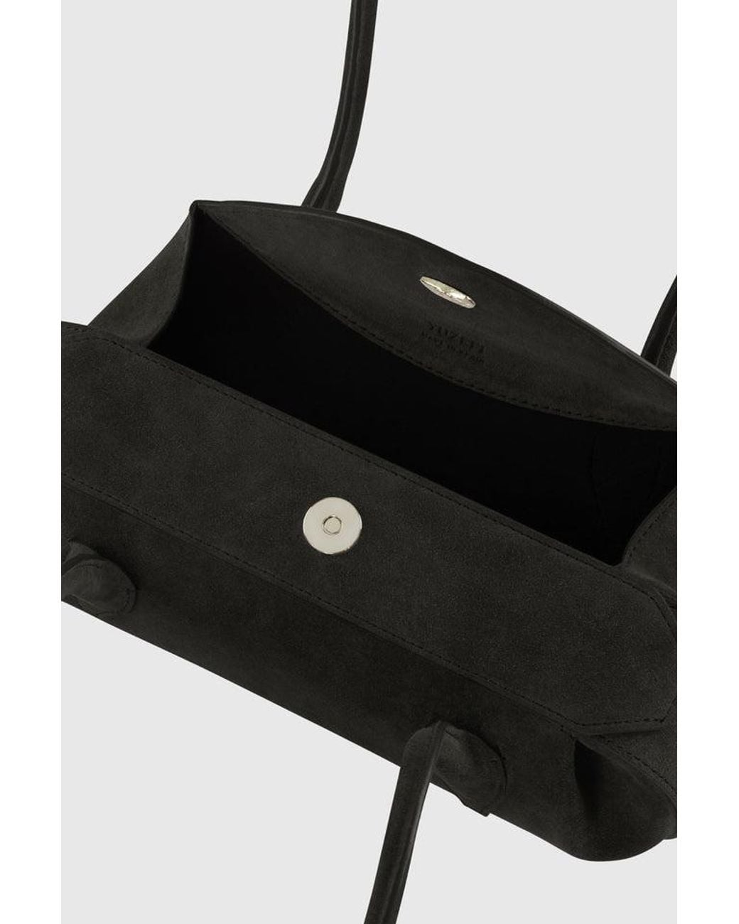 Yuzefi Black Oyster Shoulder Bag