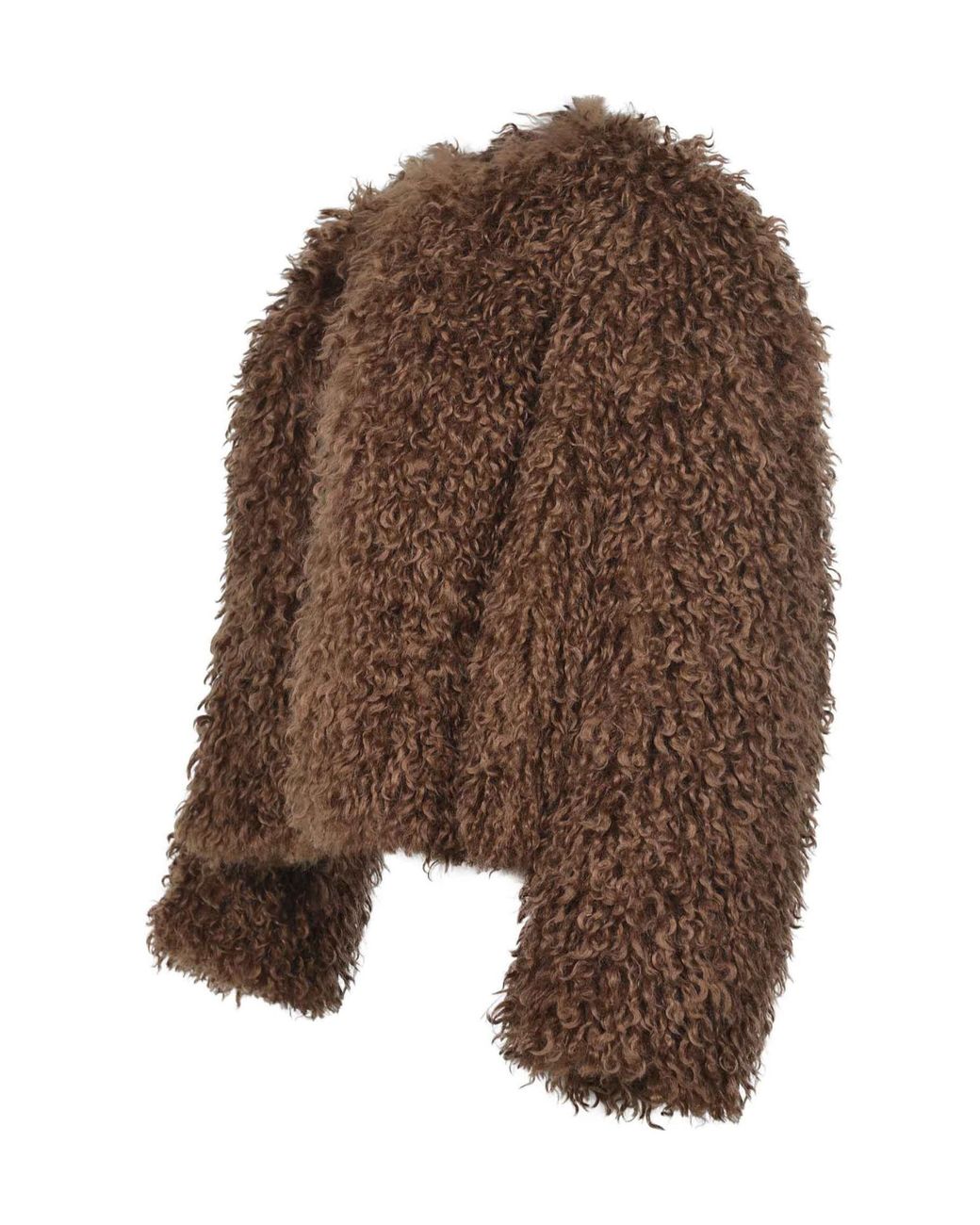 Tagliatore Brown Crew Neck Jacket