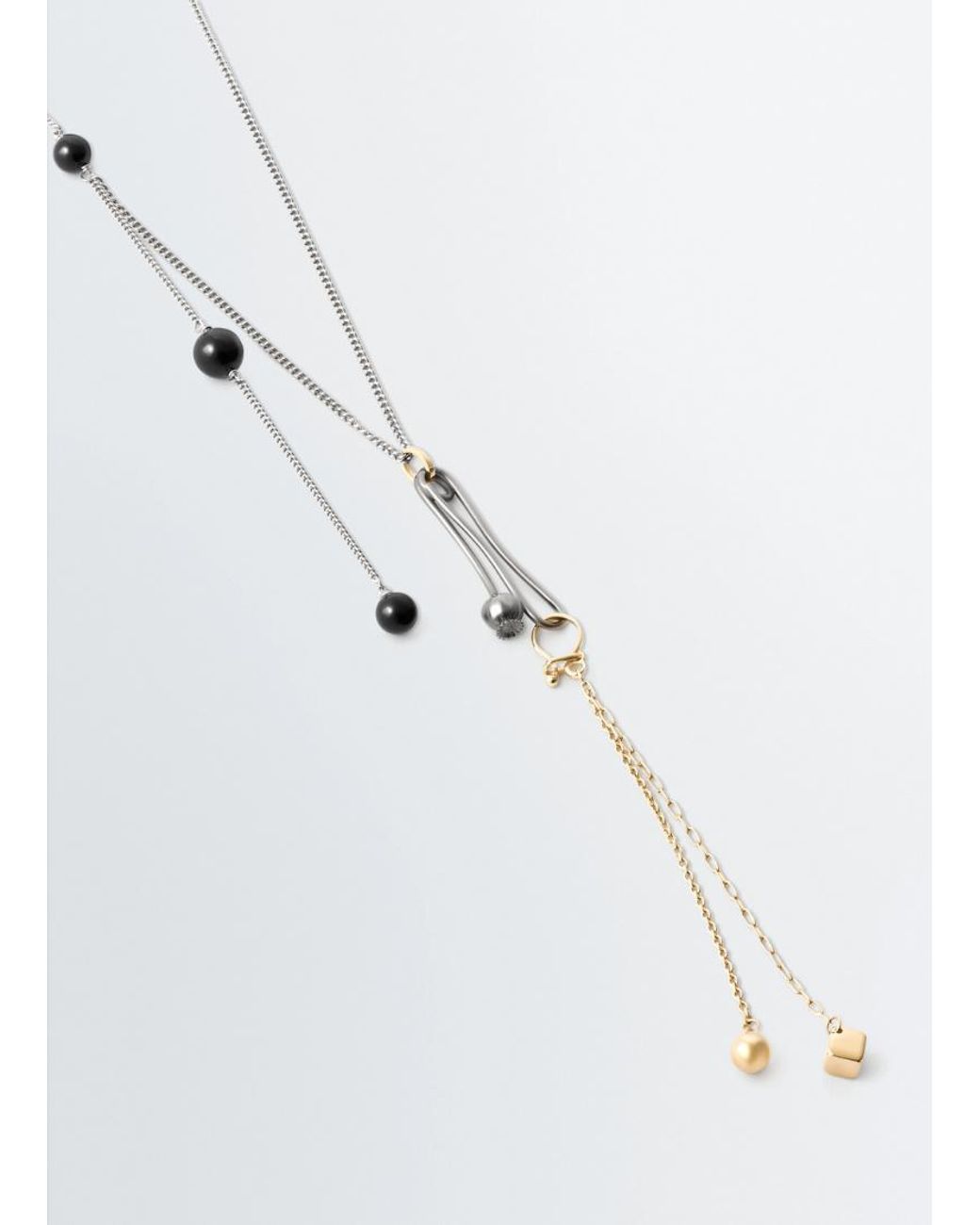 Lemaire White Thistle Necklace for men