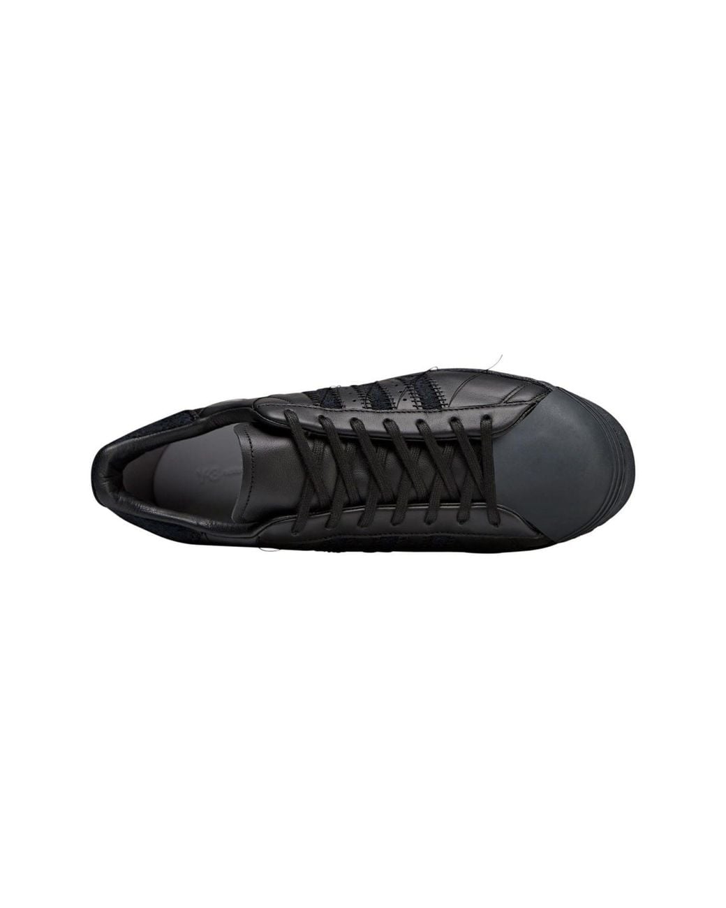 Y-3 Black Solid-Color Sneakers for men