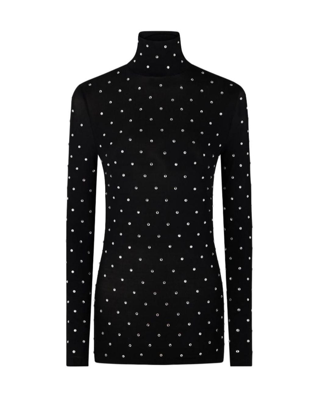 Rabanne Black Long-Sleeved T-Shirt