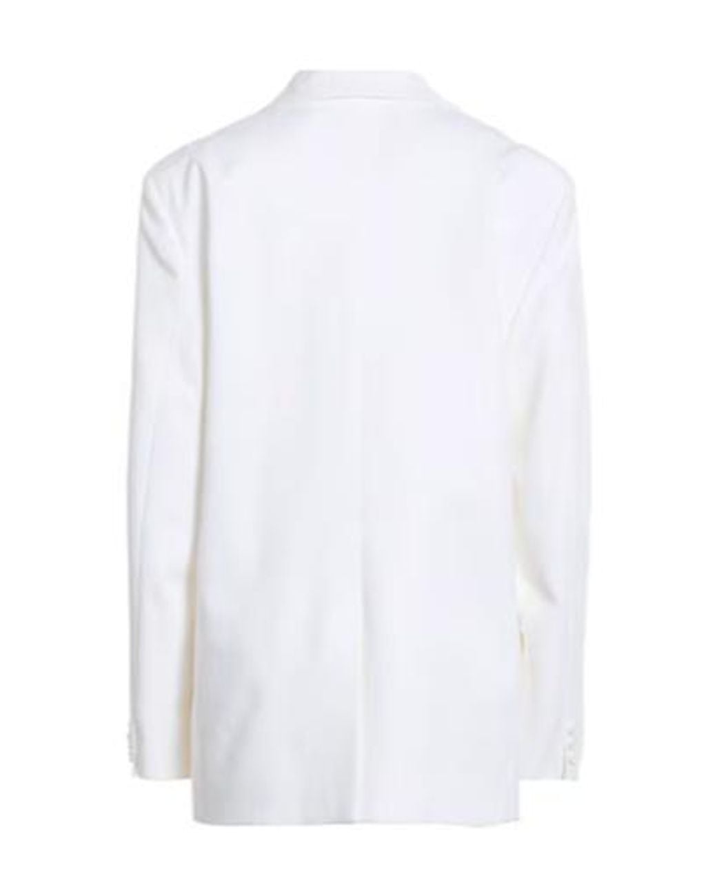 Maison Margiela White Minimalist Singlebreasted Blazer