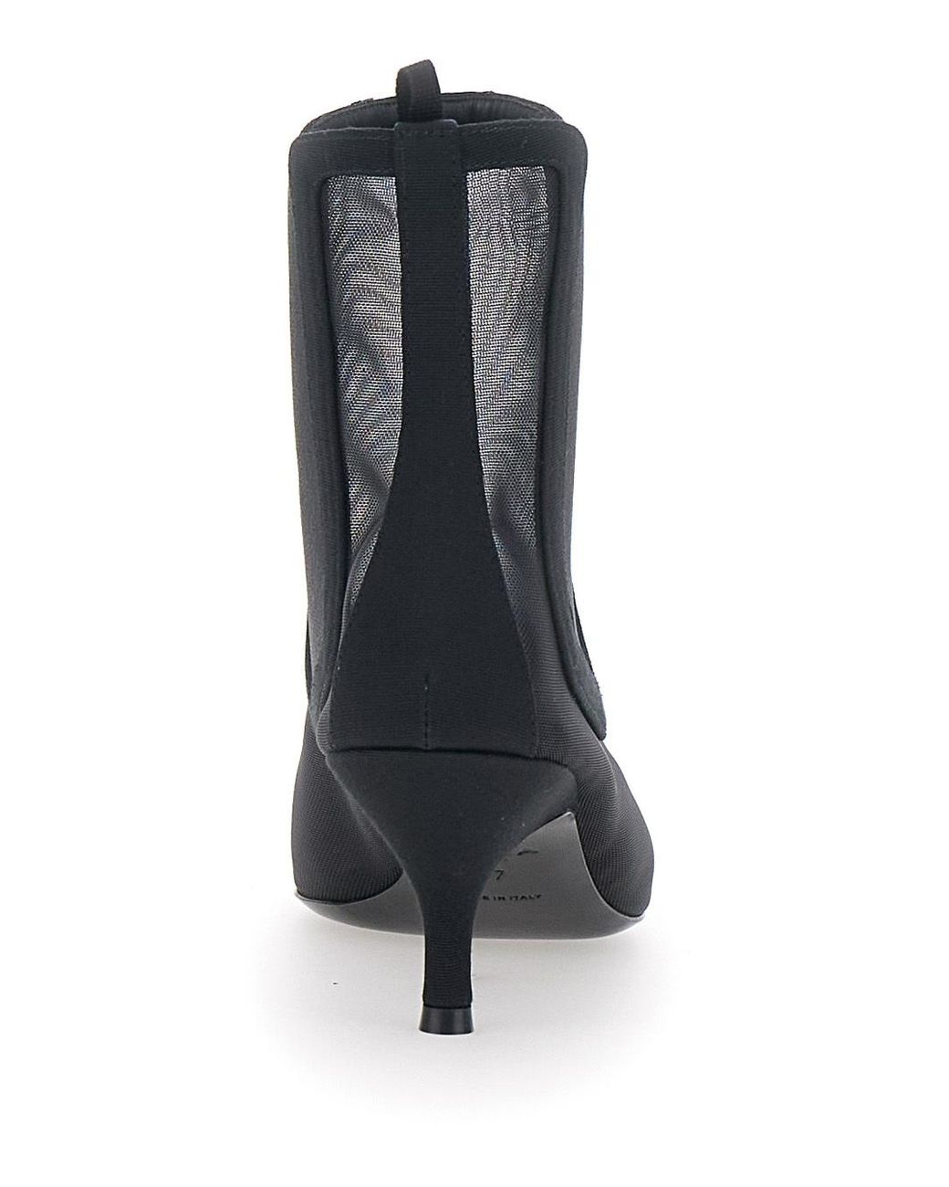 Alaïa Black Alaïa Sheer Ankle Boots