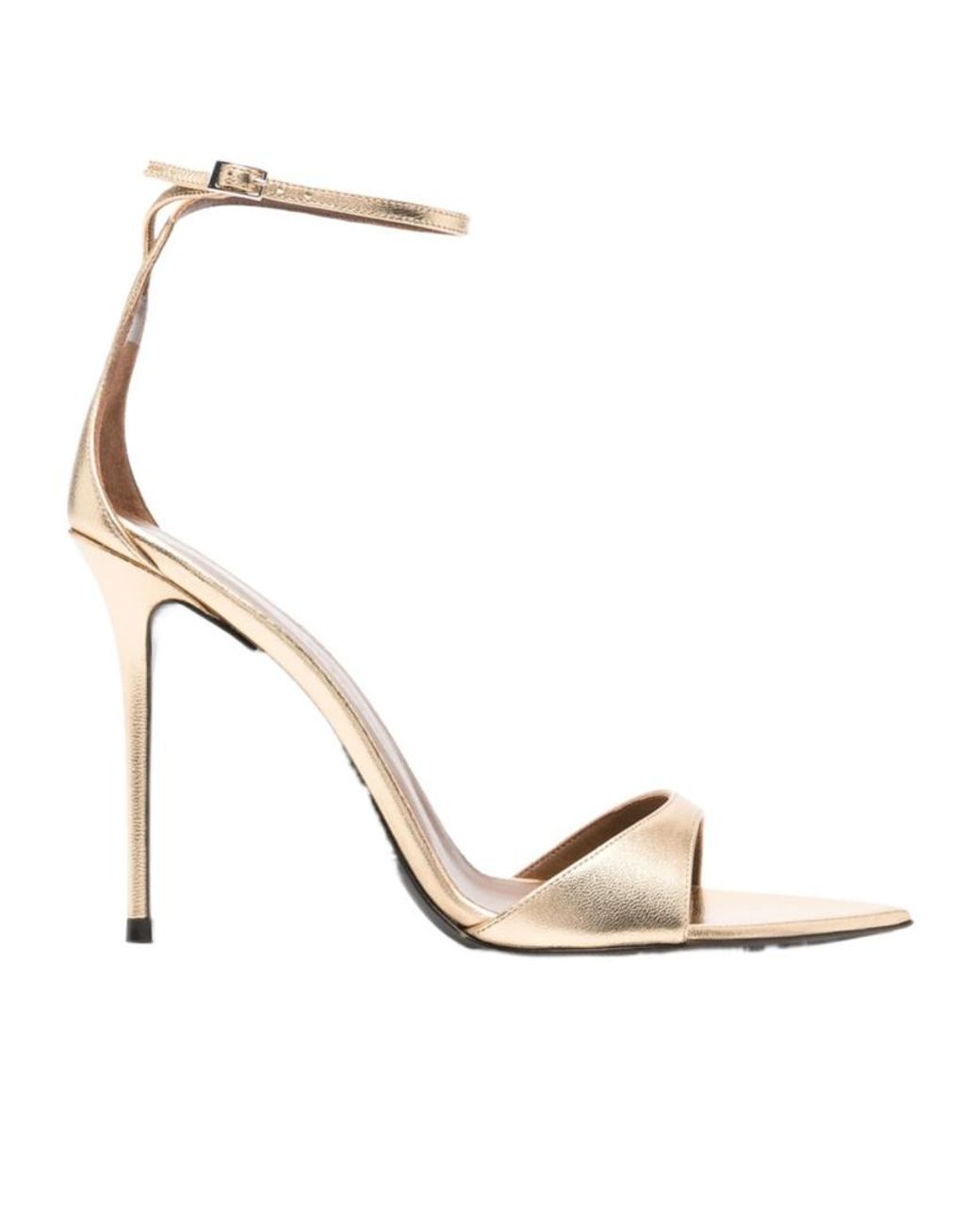 Giuseppe Zanotti Metallic Intriigo Strap Sandals