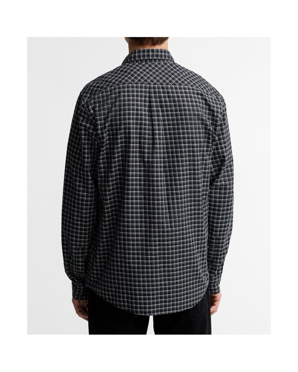 Barbour Gray Check Long Sleeve Shirt for men