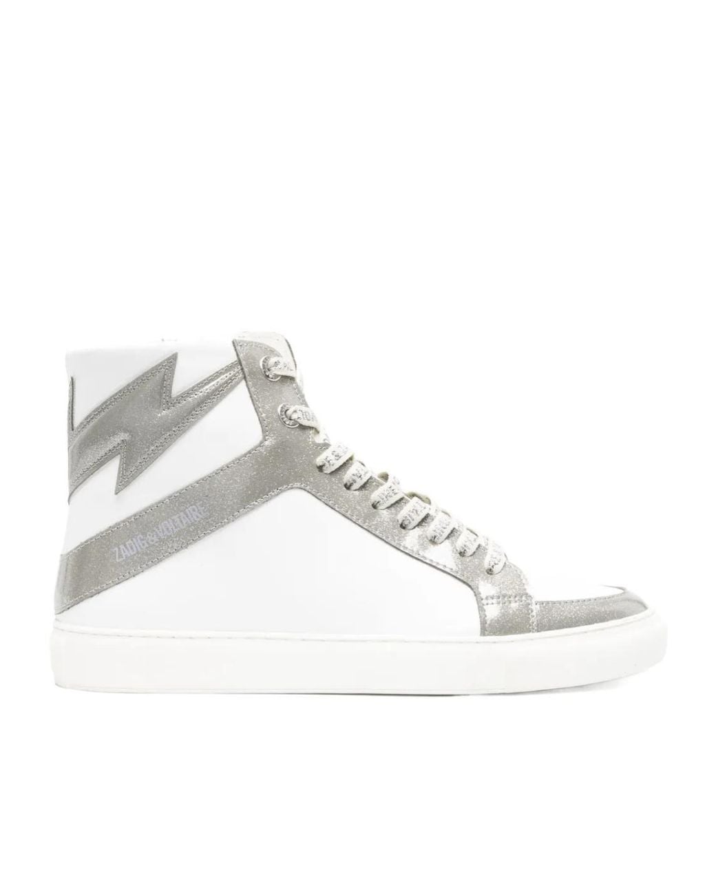 Zadig & Voltaire Natural High Flash Infinity Leather Trainers