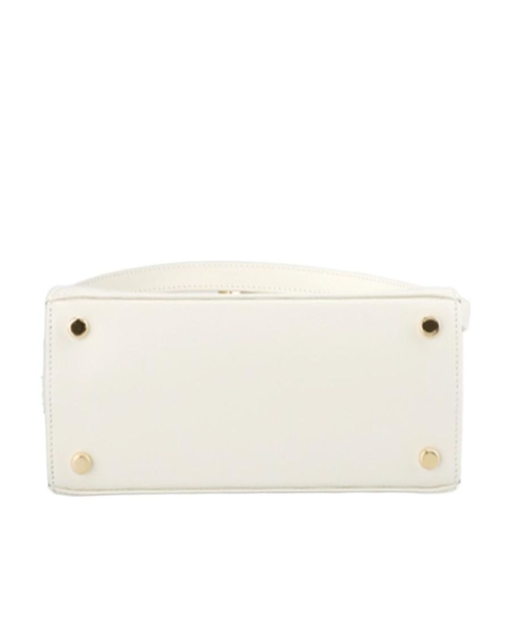 Ferragamo White Logo Handbag