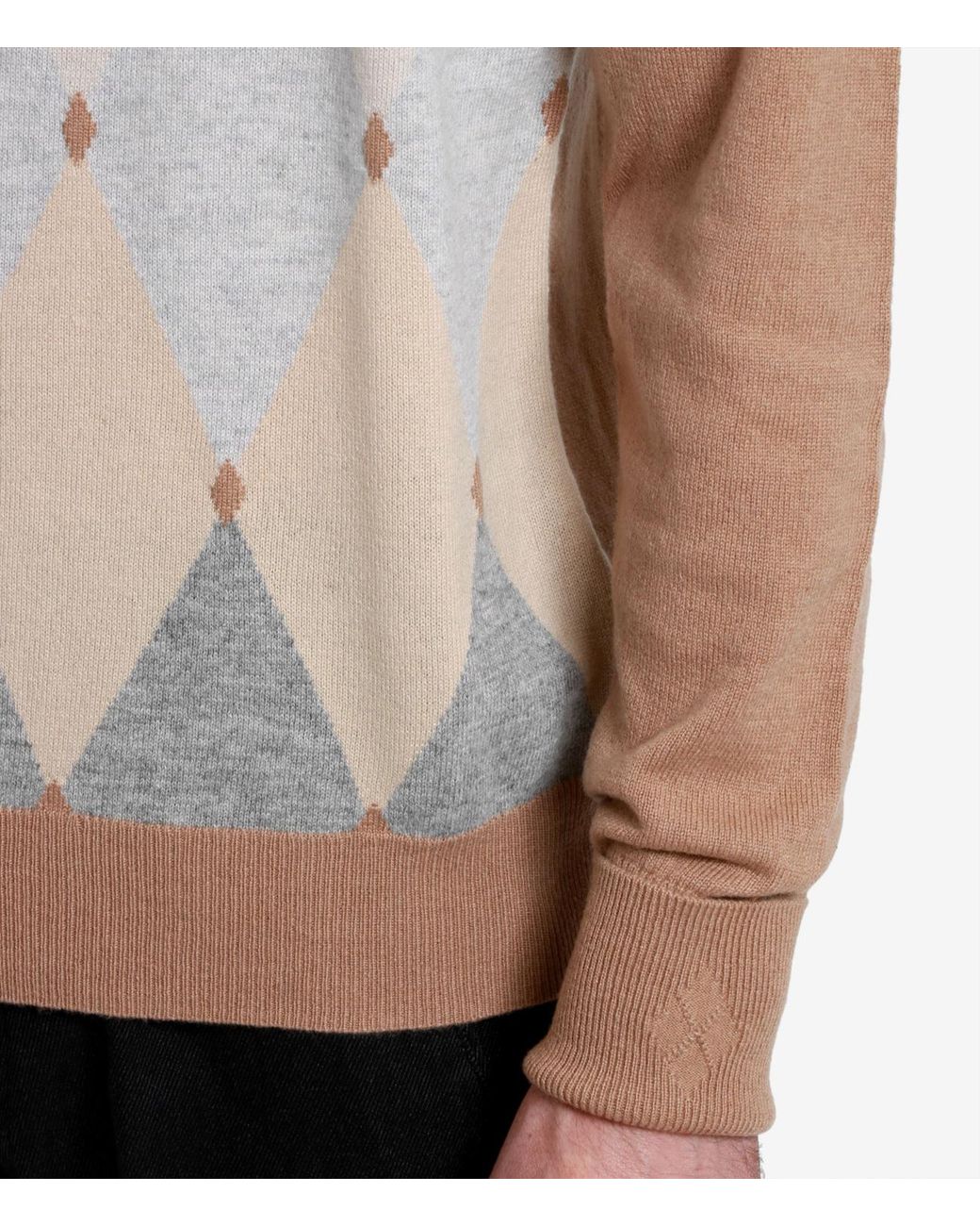 Ballantyne White Long-Sleeved Sweater for men