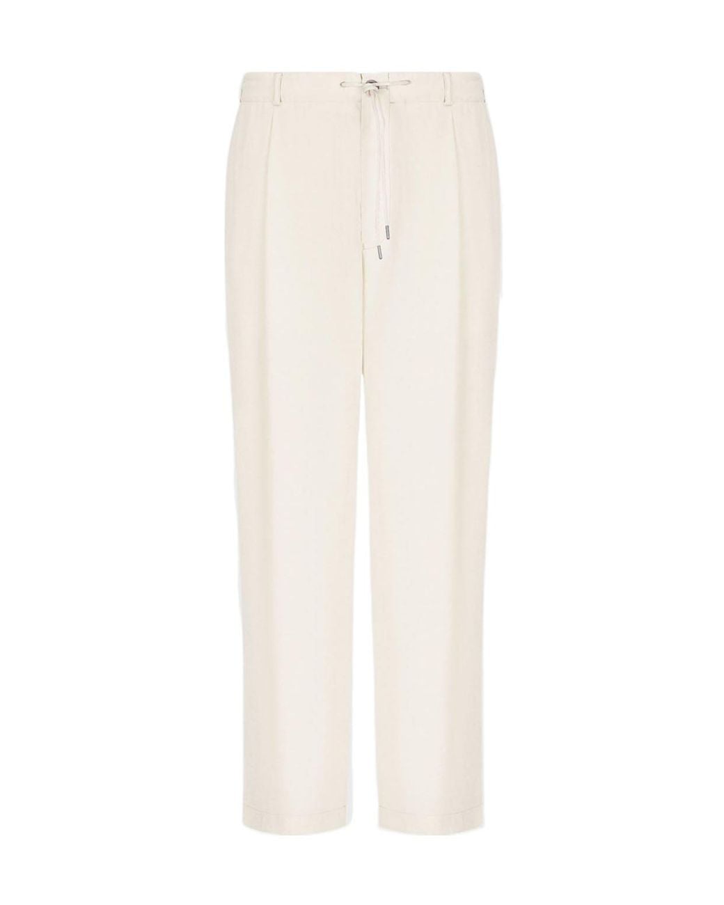 Emporio Armani White Casual And Simple Pants for men