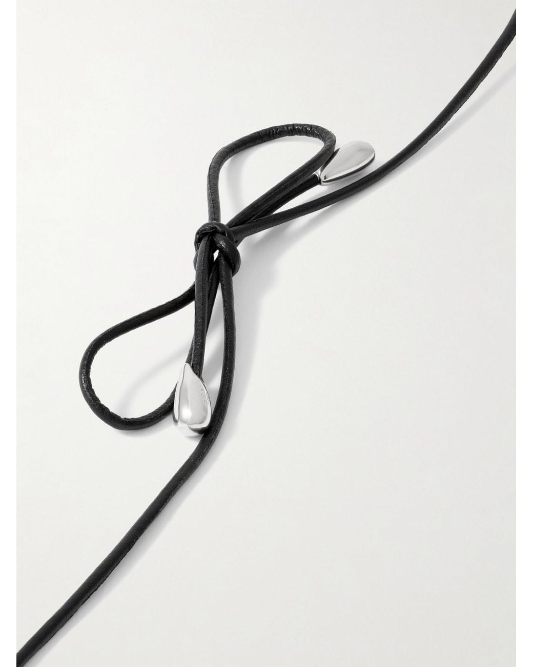 Sophie Buhai White Medium Full Moon Cord, Quartz And Necklace