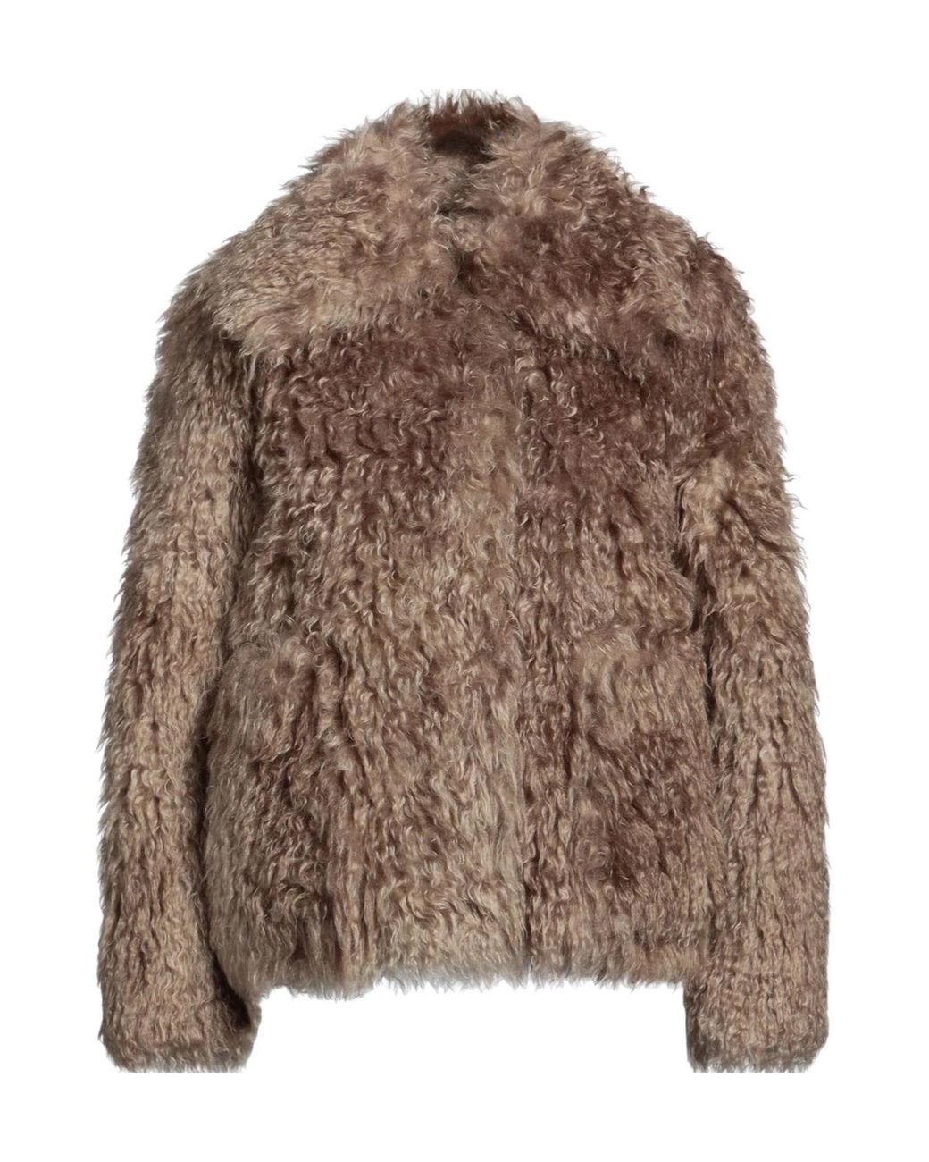Burberry Brown Shearling Coat