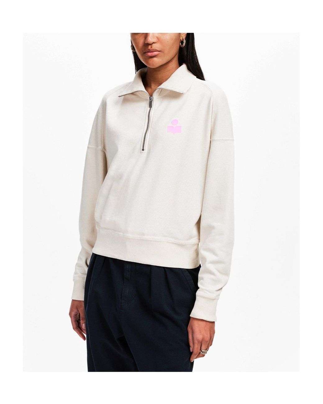 Isabel Marant White Crew Neck Sweatshirt