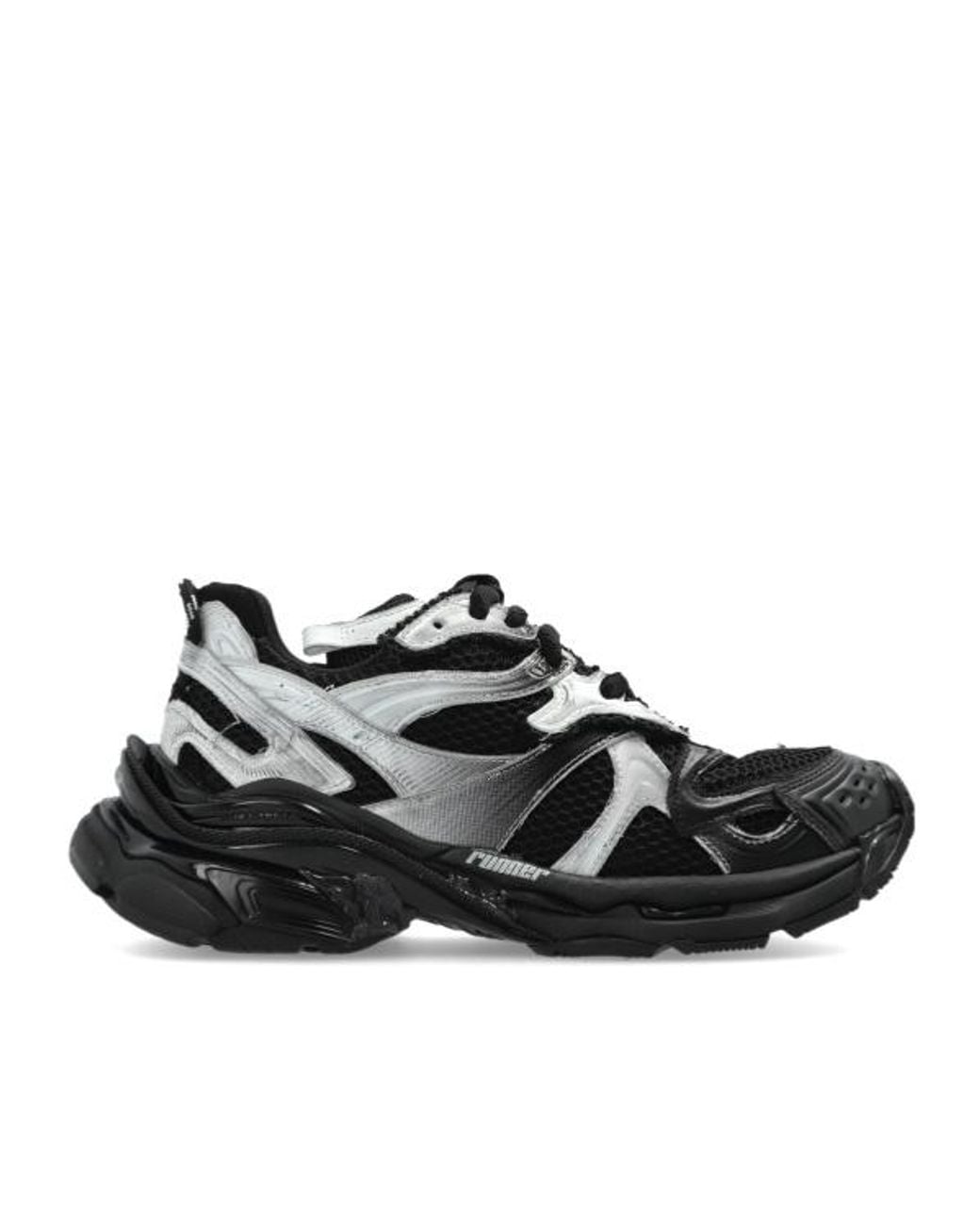 Balenciaga Black 'Runner 2' Sports Shoes