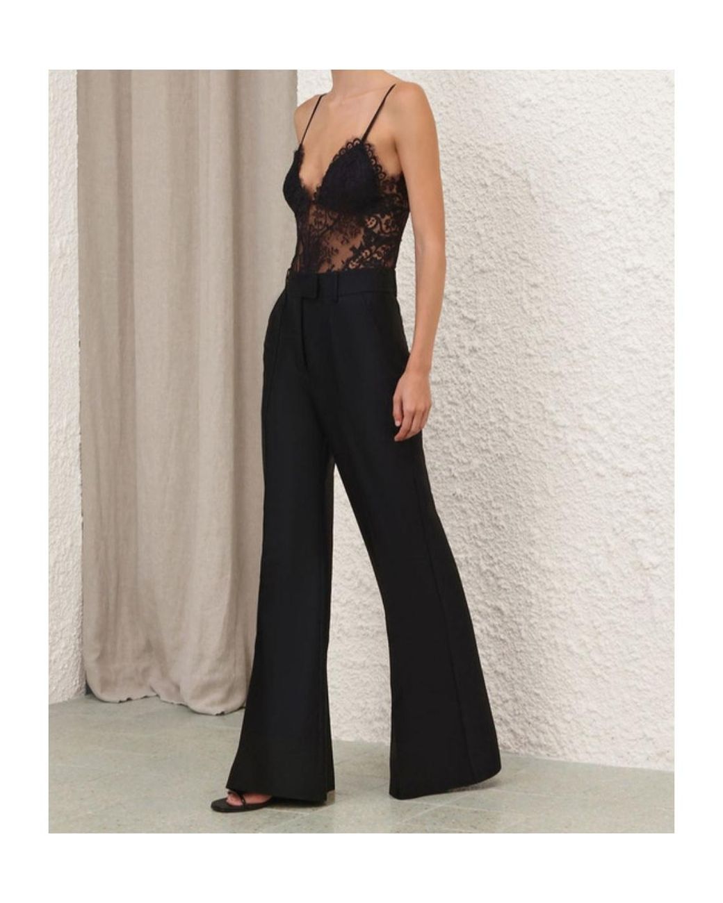 Zimmermann Black Lace Teddy