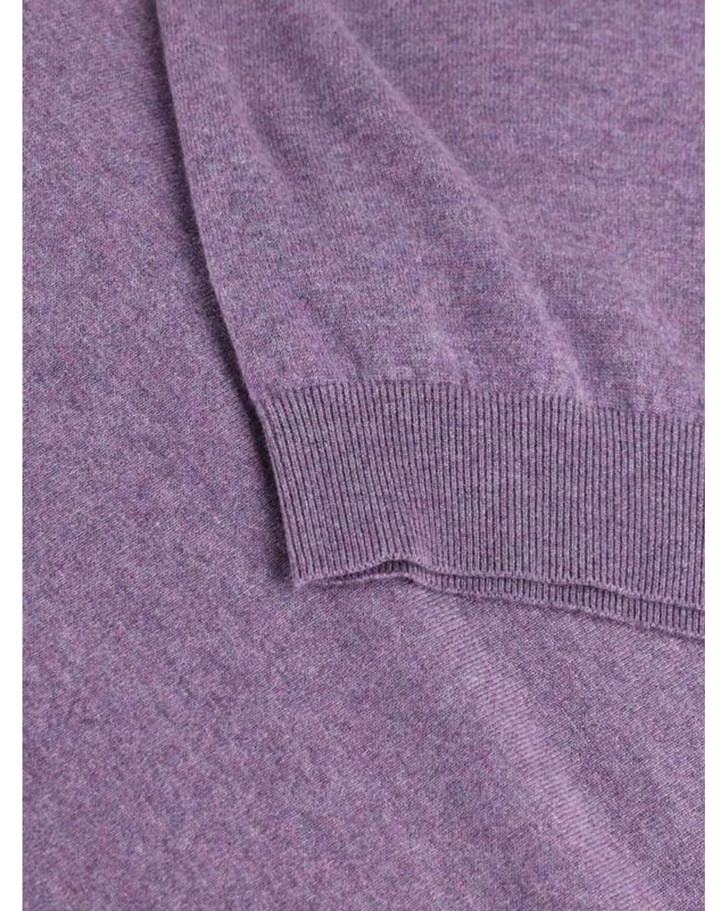 Loro Piana Purple Sergio Crewneck for men