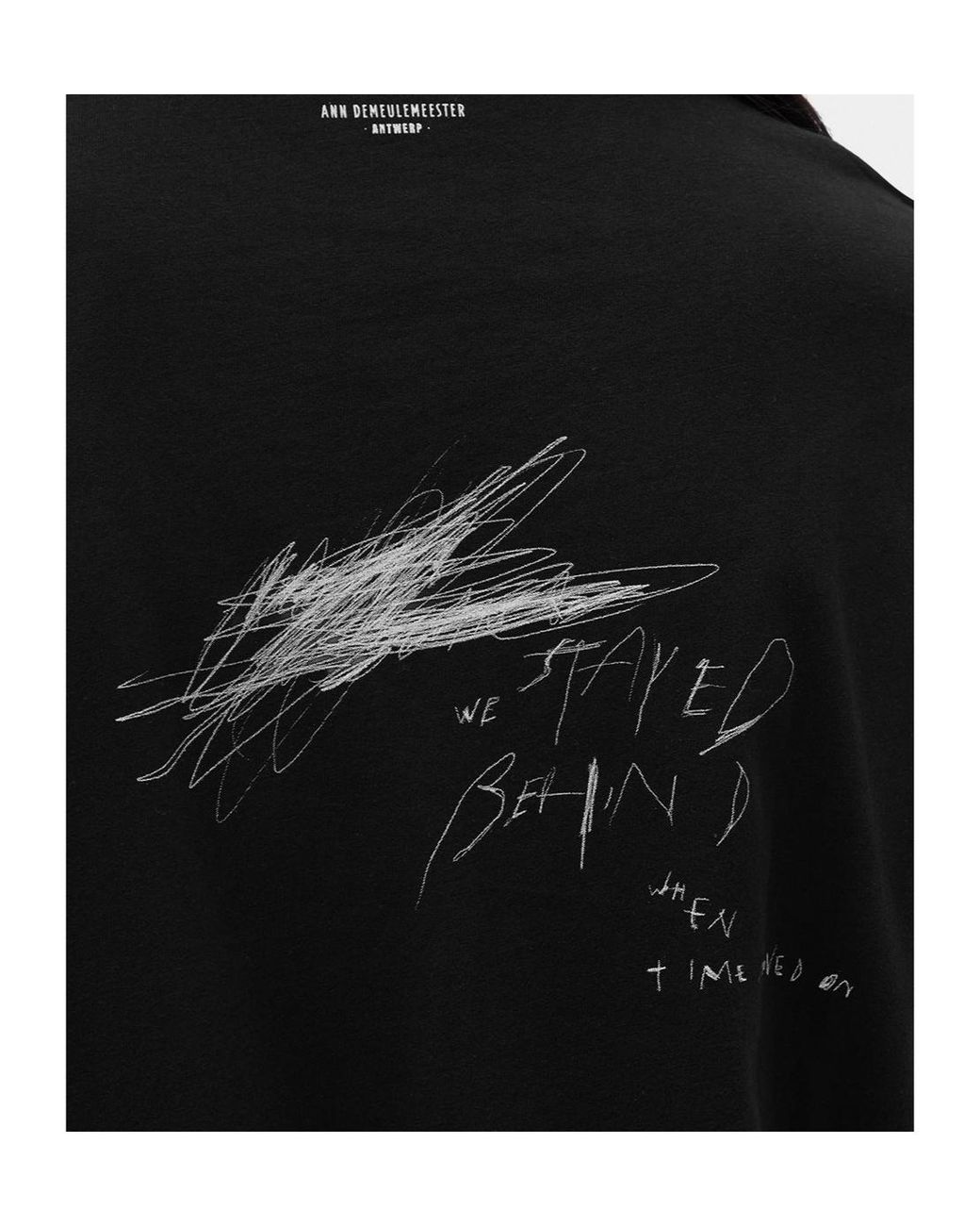 Ann Demeulemeester Black Dieter Graphic-Print T-Shirt for men