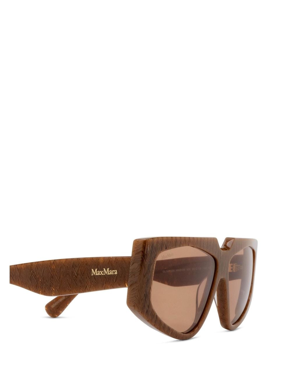 Max Mara Multicolor Geometric Frame Sunglasses