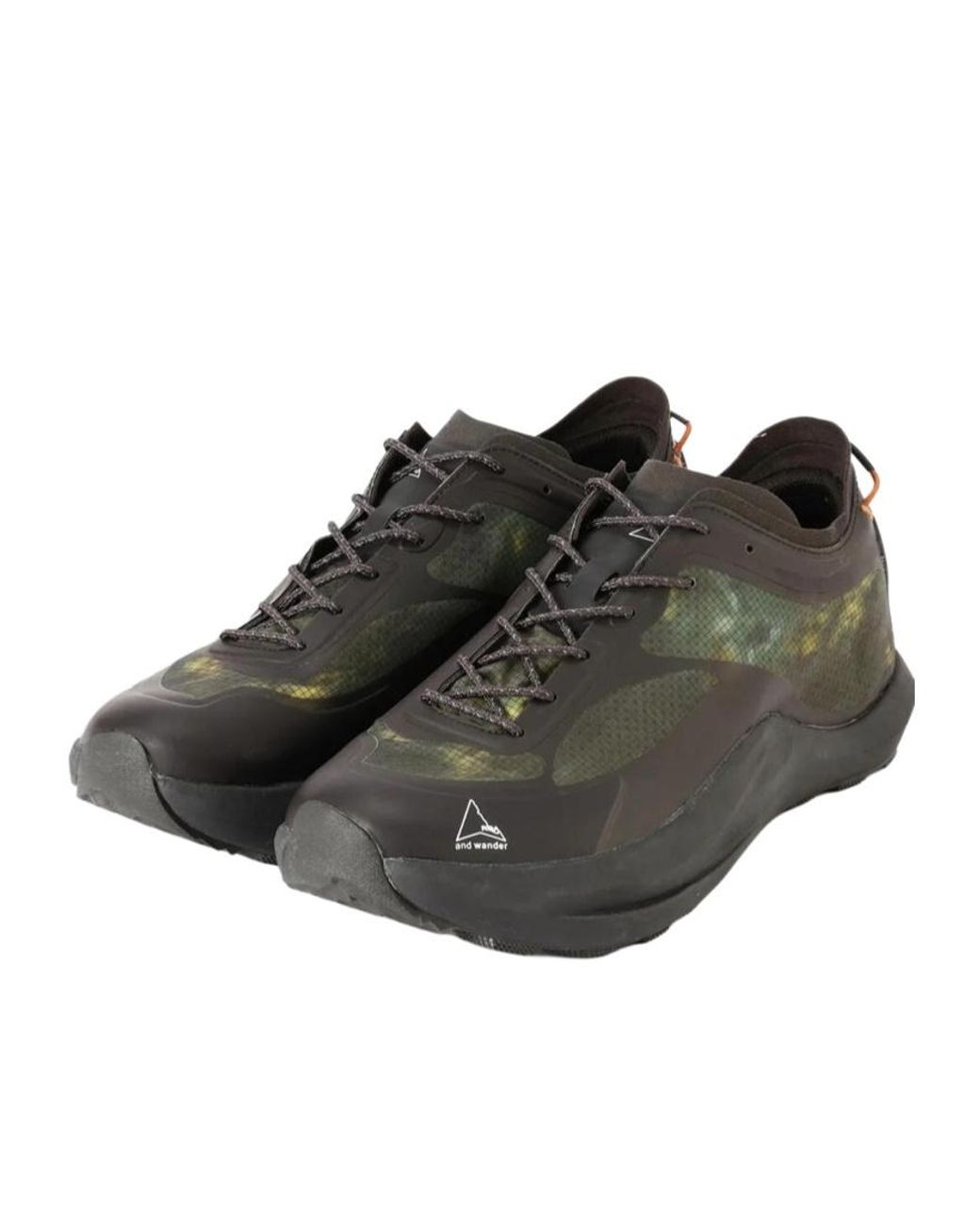 Roa Black X And Wander Lace-Up Sneakers for men