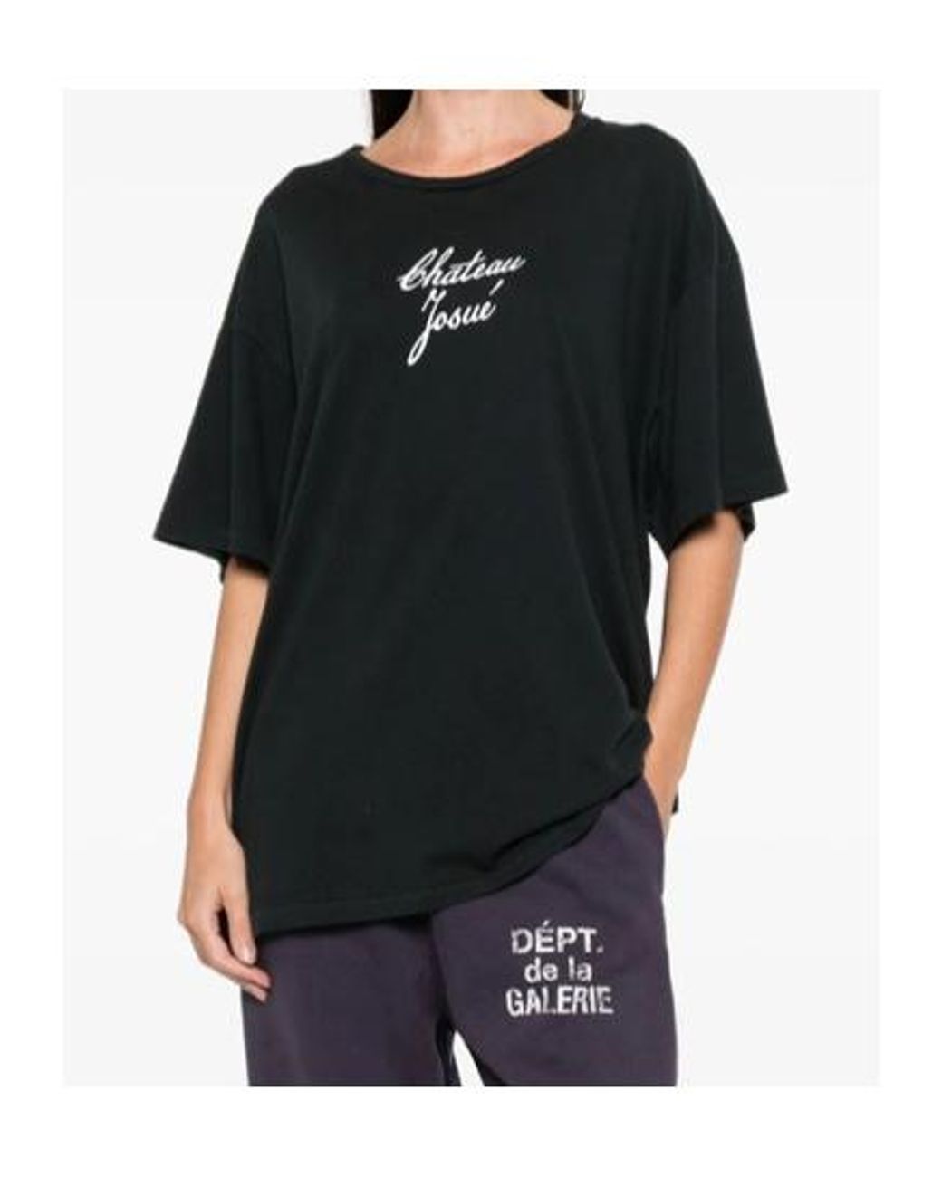 GALLERY DEPT. Black Short-Sleeved T-Shirt for men