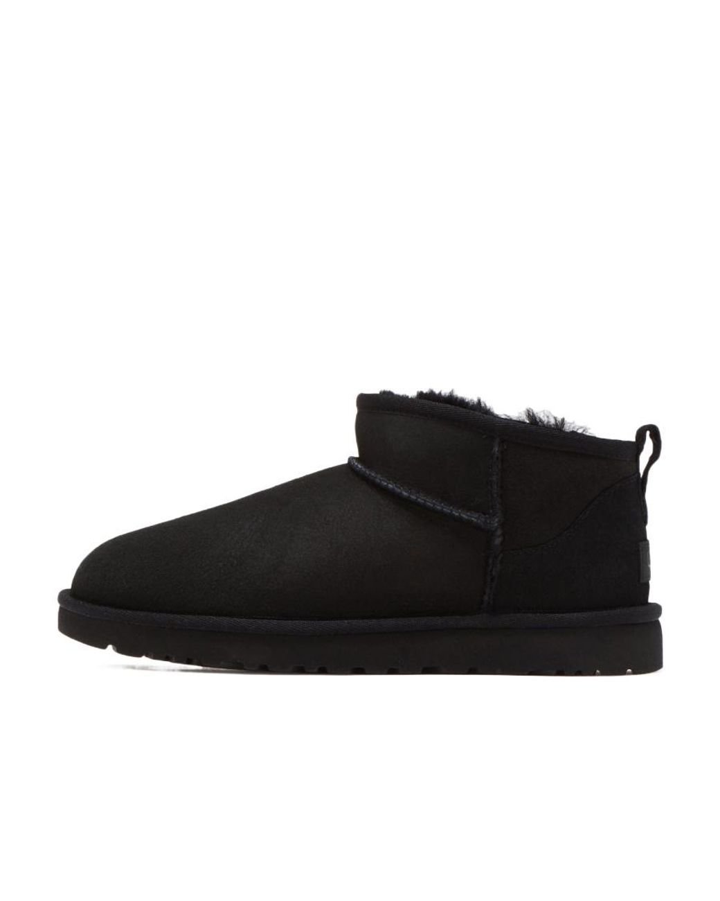 Ugg Black Classic Ultra Mini Ankle Boots